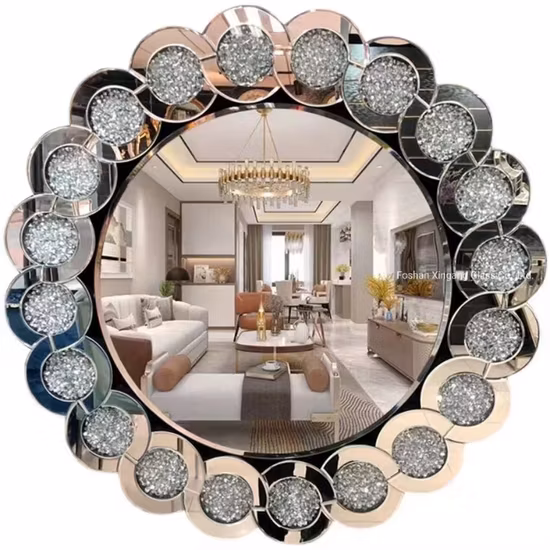 Decorazione per la casa all'ingrosso/Decorazione Mobili per salone di vanità di lusso Appeso a parete Specchio da bagno Espejo incorniciato