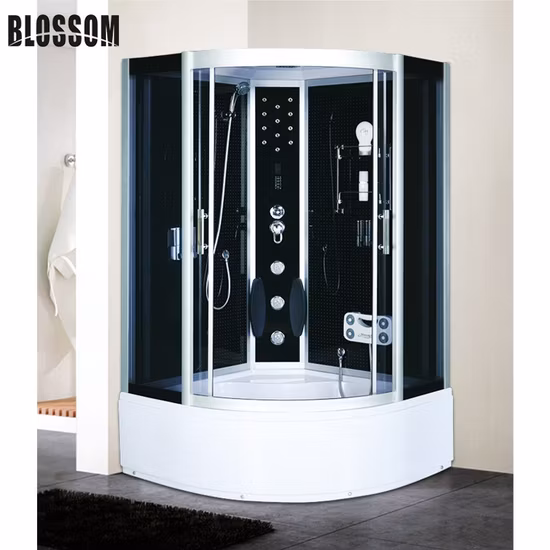 Bagno Computer Vetro Doccia a vapore completa con vasca idromassaggio Jacuzzi